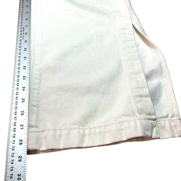BANANA REPUBLIC Premium Denim Cotton Blend High Rise Wide Leg Jeans w/ Slits 26P - Picture 7 of 10